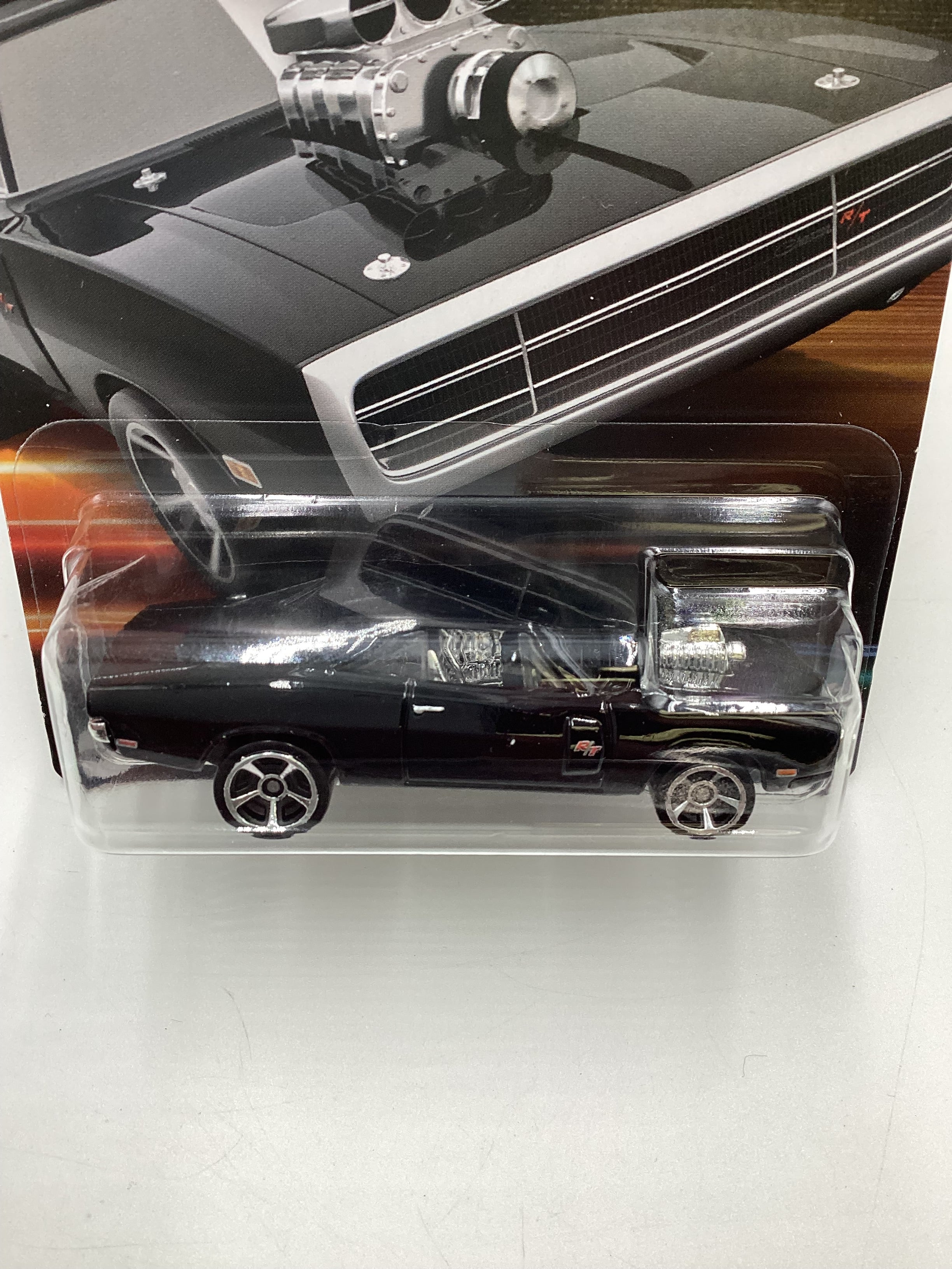 2023 Hot Wheels Fast and Furious Series 3  #1  70 Dodge Charger R/T Black Cracked Blister 74B - Image 3