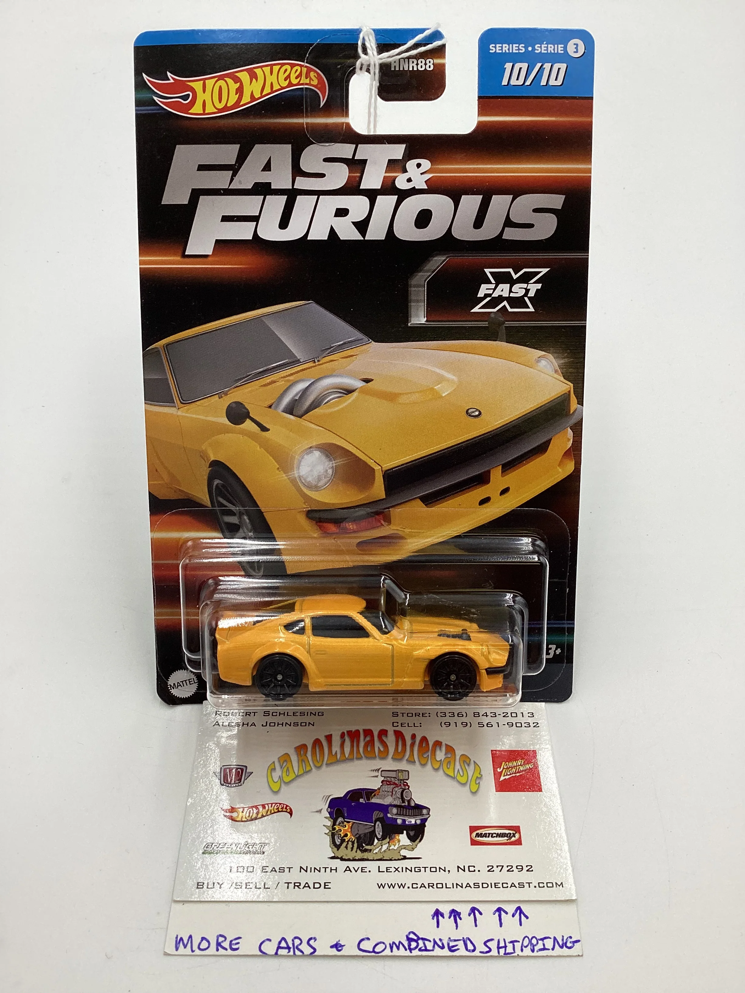 2023 Hot Wheels Fast and Furious Series 3 #10 Datsun 240Z Custom 74B