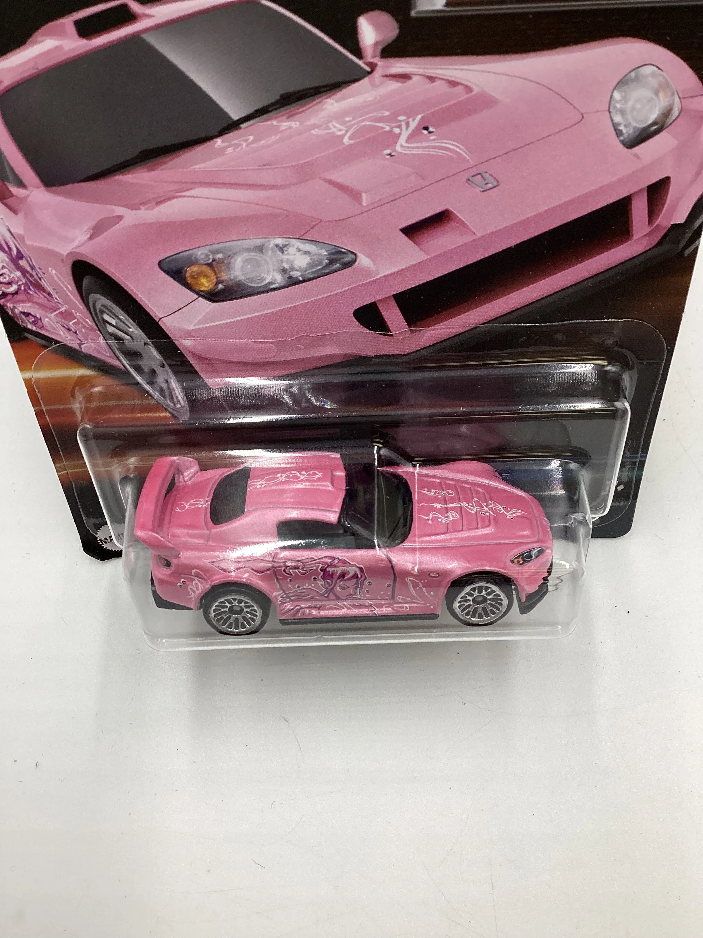 2023 Hot Wheels Fast and Furious Series 3  #2 Honda S2000 Pink W/ protector - Image 6