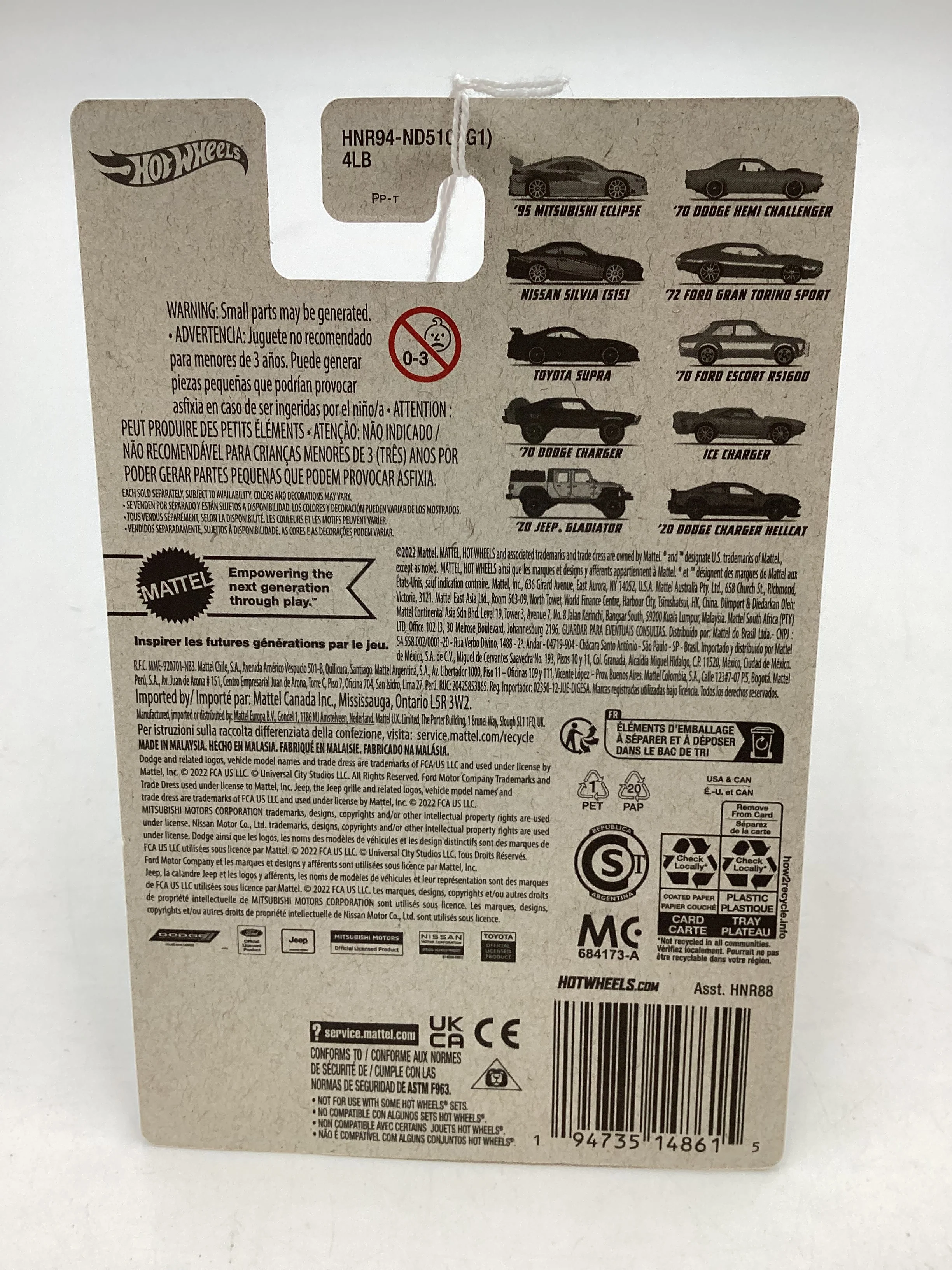 2023 Hot Wheels Fast & Furious #4 72 Ford Grand Torino Sport Alt Art 69G - Image 7