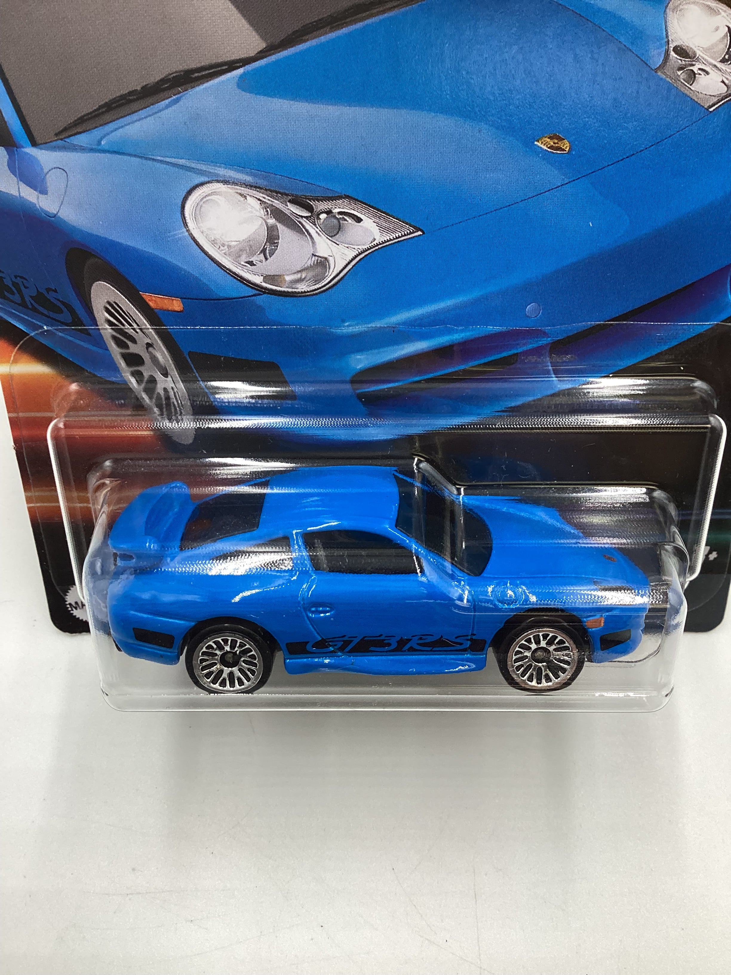 2023 Hot Wheels Fast & Furious Series 2 #5 Porsche 911 GT3 RS Blue W/protector - Image 3