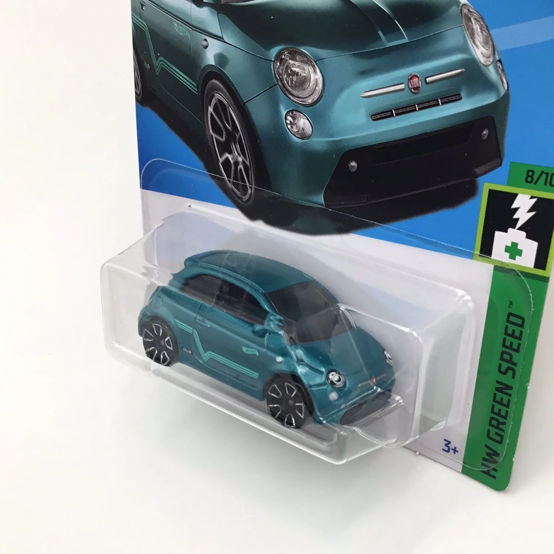 2023 hot wheels H case #144 Fiat 500e 64H - Image 3