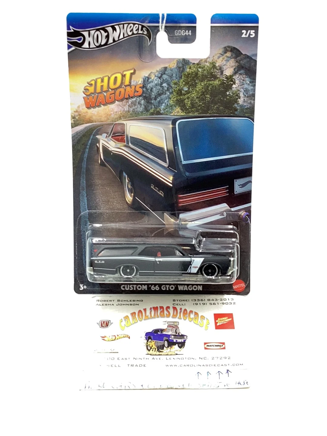 2023 hot wheels Hot Wagons Custom 66 GTO Wagon 2/5 159B