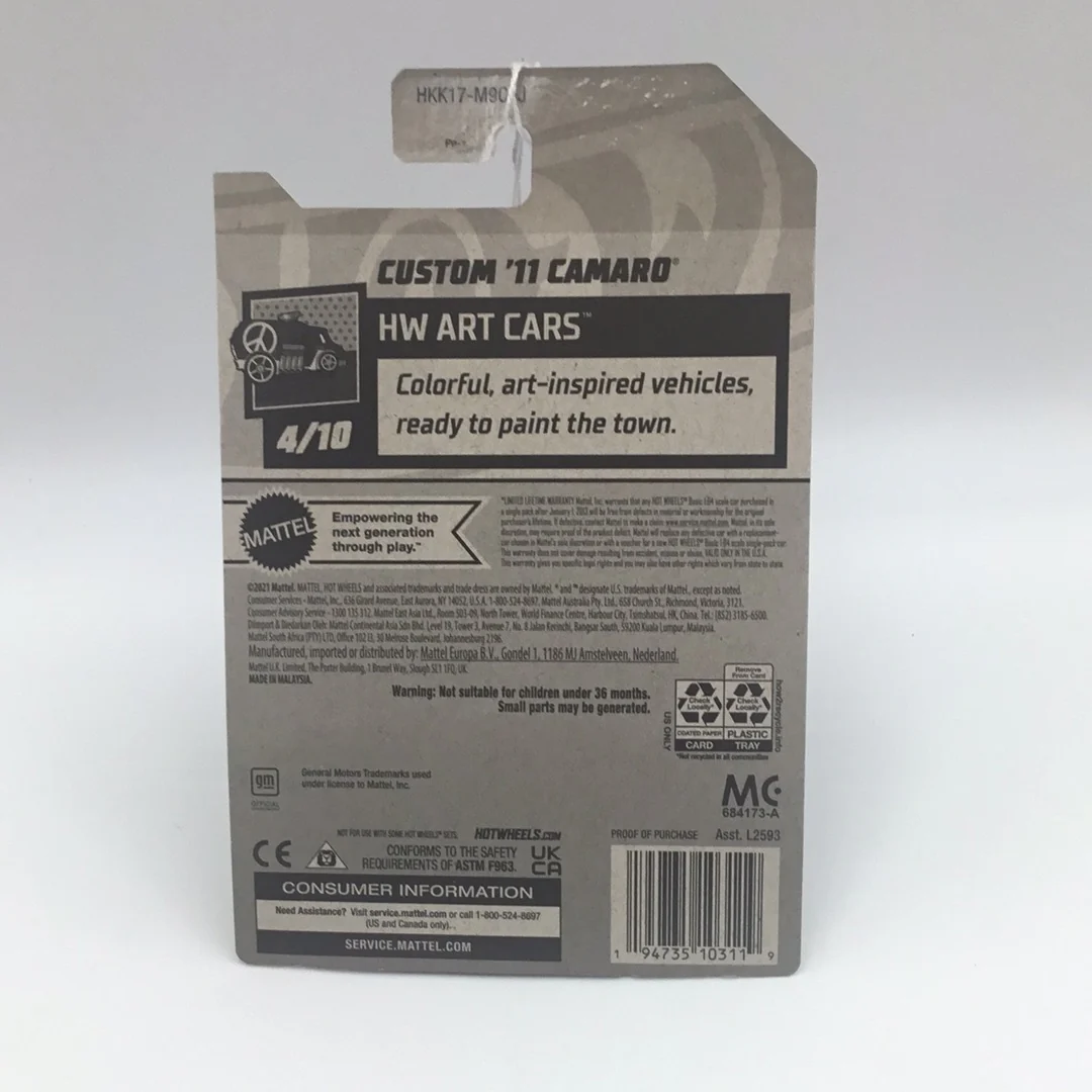 2023 hot wheels J case #36 Custom 11 Camaro 5C - Image 4