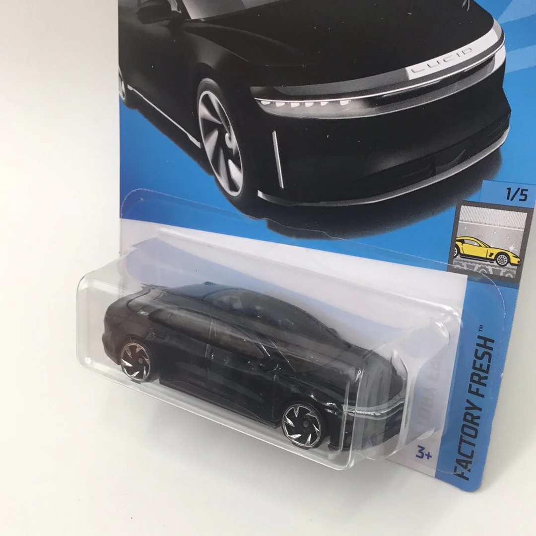 2023 hot wheels J case #97 Lucid Air black 42H - Image 3
