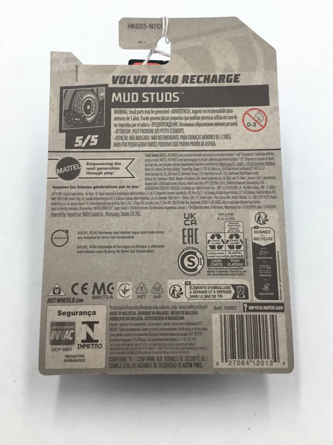 2023 hot wheels M case #201 Volvo XC40 Recharge 93G - Image 6