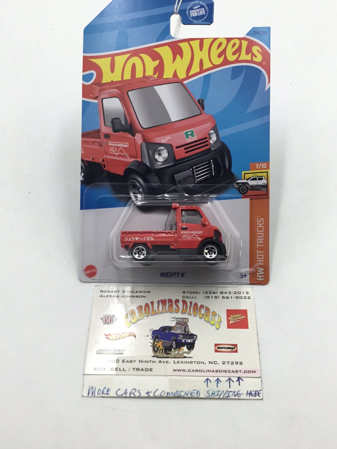 2023 hot wheels M case #214 Mighty K red 57G