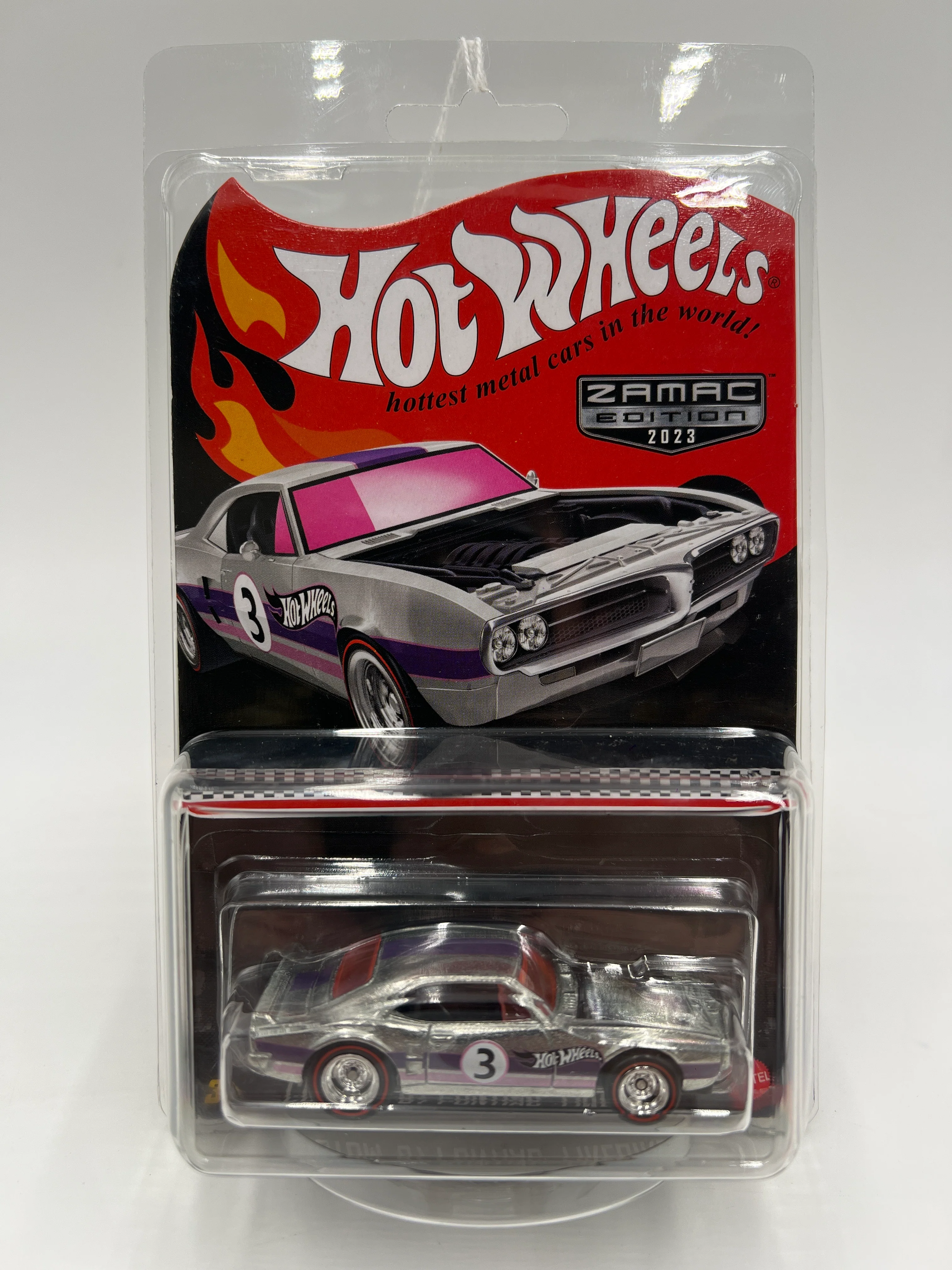 2023 Hot Wheels Mail In Zamac #3 Custom 67 Pontiac Firebird W/Protector - Image 7