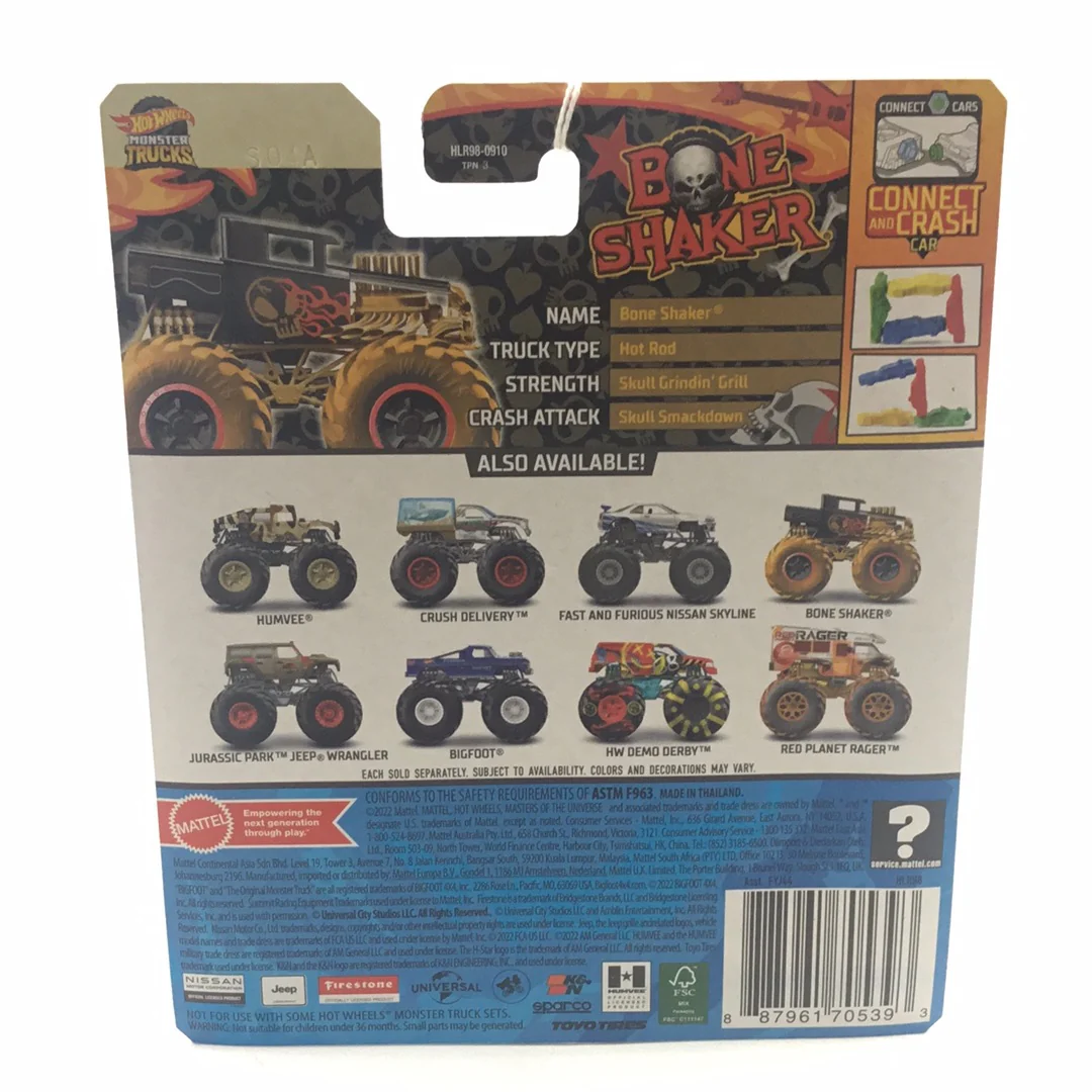 2023 Hot wheels monster Trucks Bone Shaker 3/6 131F - Image 6
