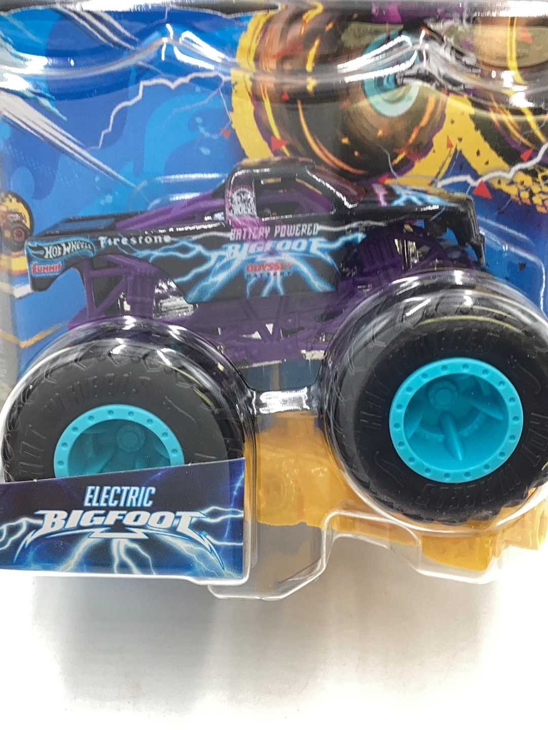 2023 Hot wheels monster Trucks Electric Bigfoot 133D - Image 3