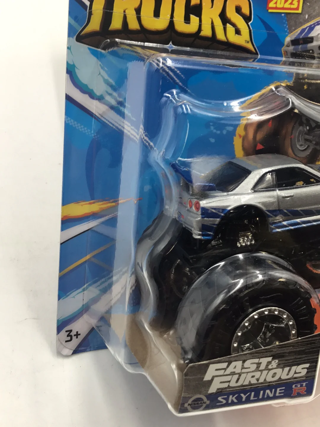 2023 Hot wheels monster Trucks Fast and Furious Nissan Skyline GT R 129C - Image 3