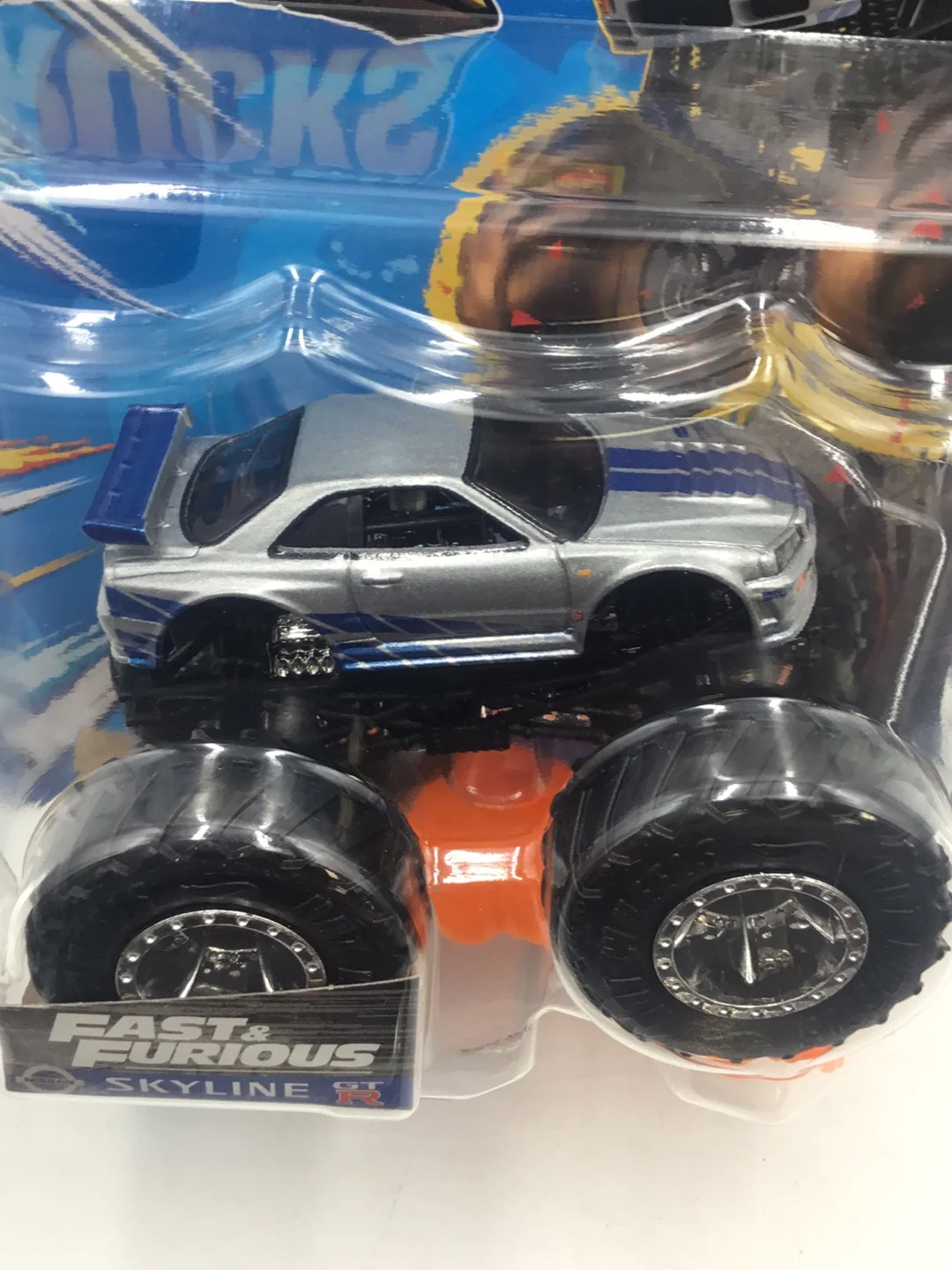 2023 Hot wheels monster Trucks Fast and Furious Nissan Skyline GT R 129C - Image 5