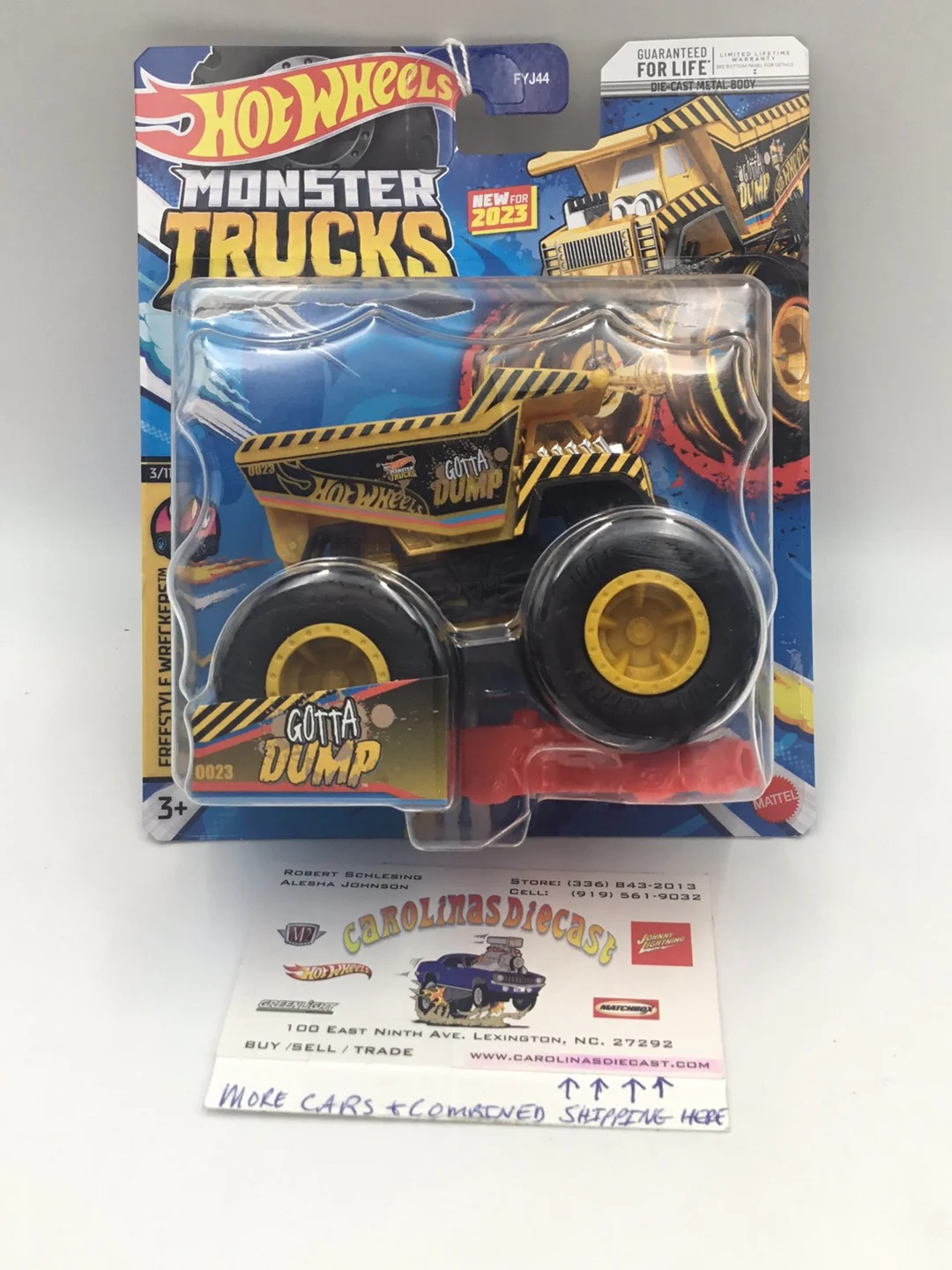 2023 Hot wheels monster Trucks Gotta Dump 3/11