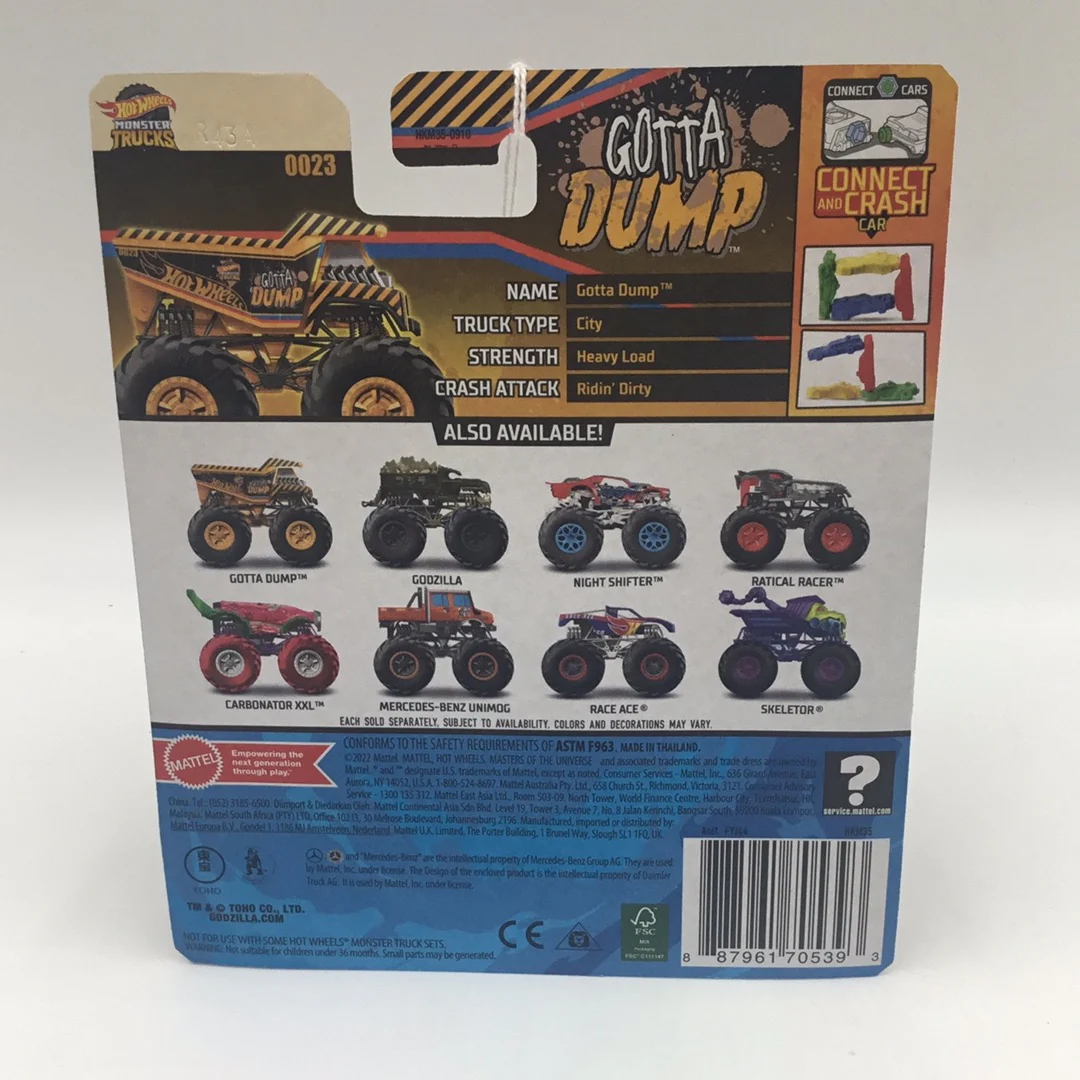 2023 Hot wheels monster Trucks Gotta Dump 3/11 - Image 4
