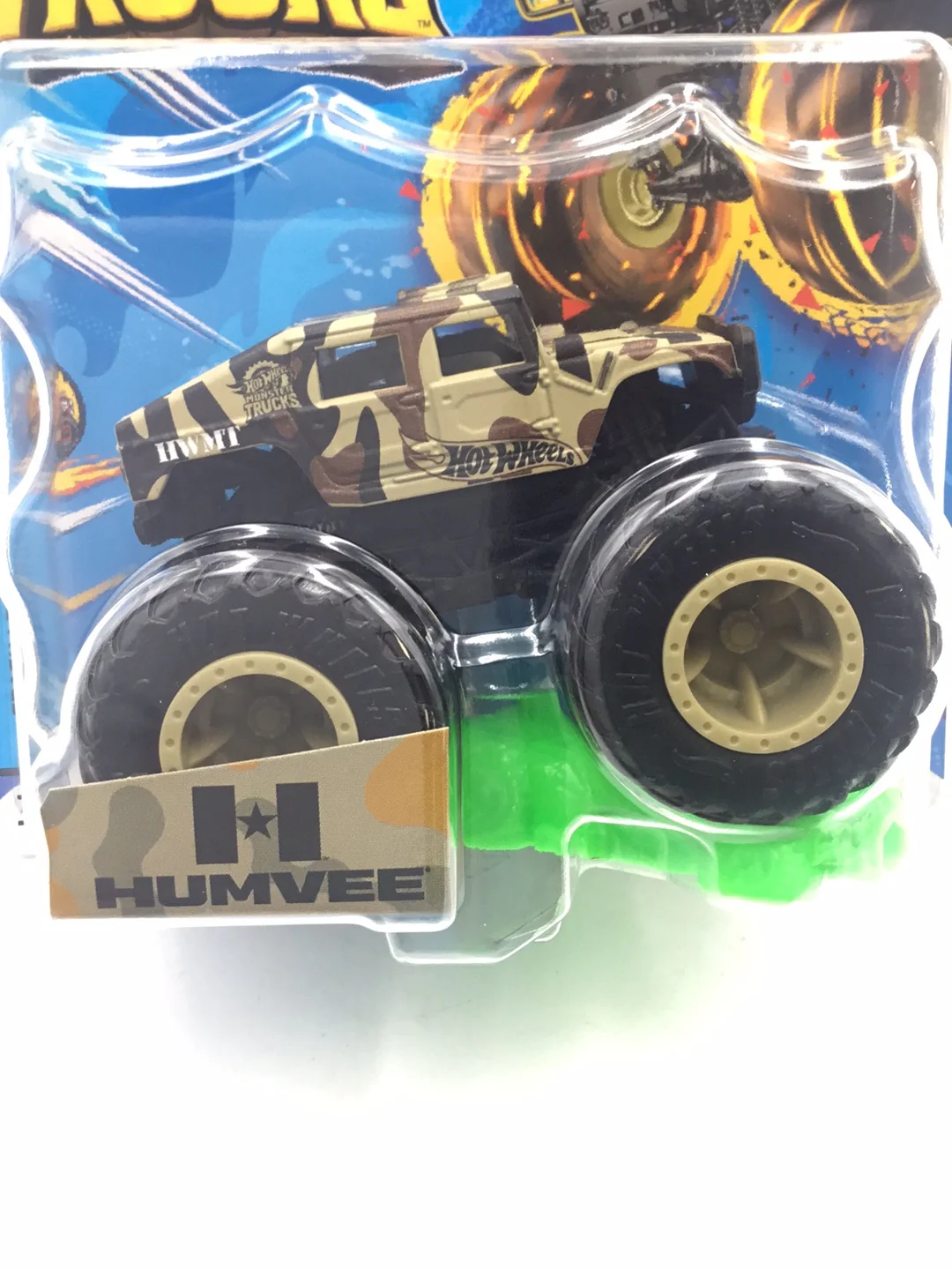2023 Hot wheels Monster Trucks Humvee 4/5 133E - Image 2
