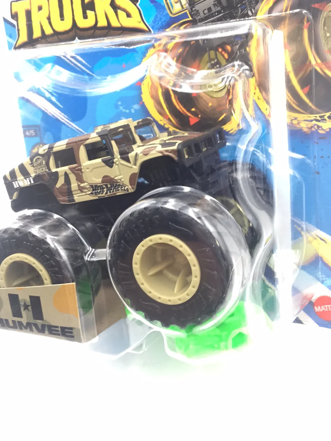 2023 Hot wheels Monster Trucks Humvee 4/5 133E - Image 4