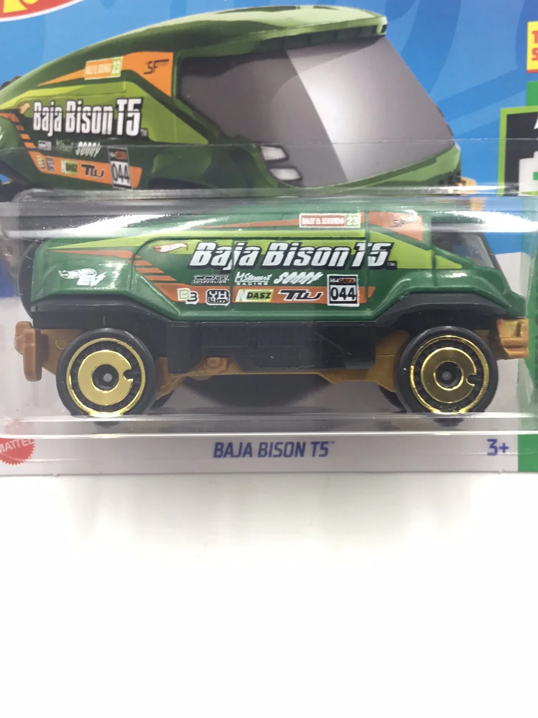 2023 hot wheels N Case Short Card #143 Baja Bison T5 123i - Image 2