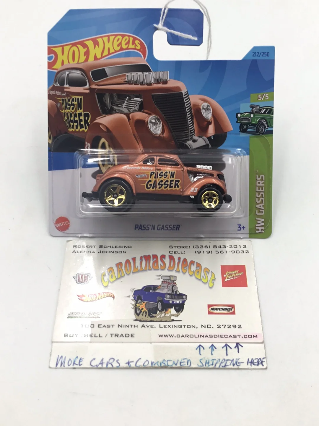 2023 hot wheels N Case Short Card #212 Pass n gasser 53i