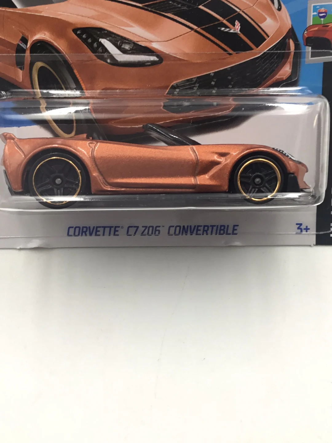 2023 hot wheels N Case Short Card #34 Corvette C7 Z06 Convertible FF9 - Image 2