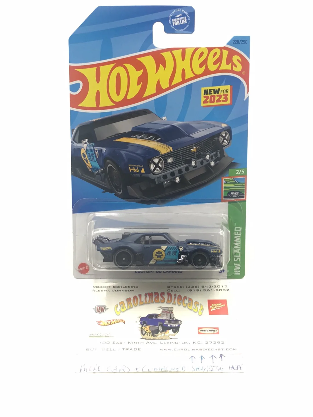2023 hot wheels P case #228 Custom 68 Camaro 4A