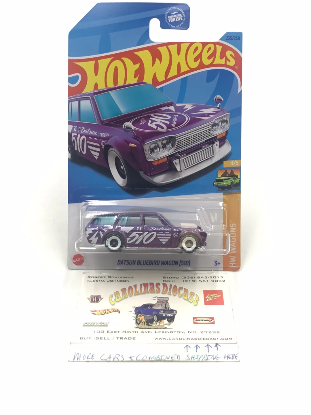 2023 hot wheels P case #235 Datsun Bluebird Wagon 510 88H