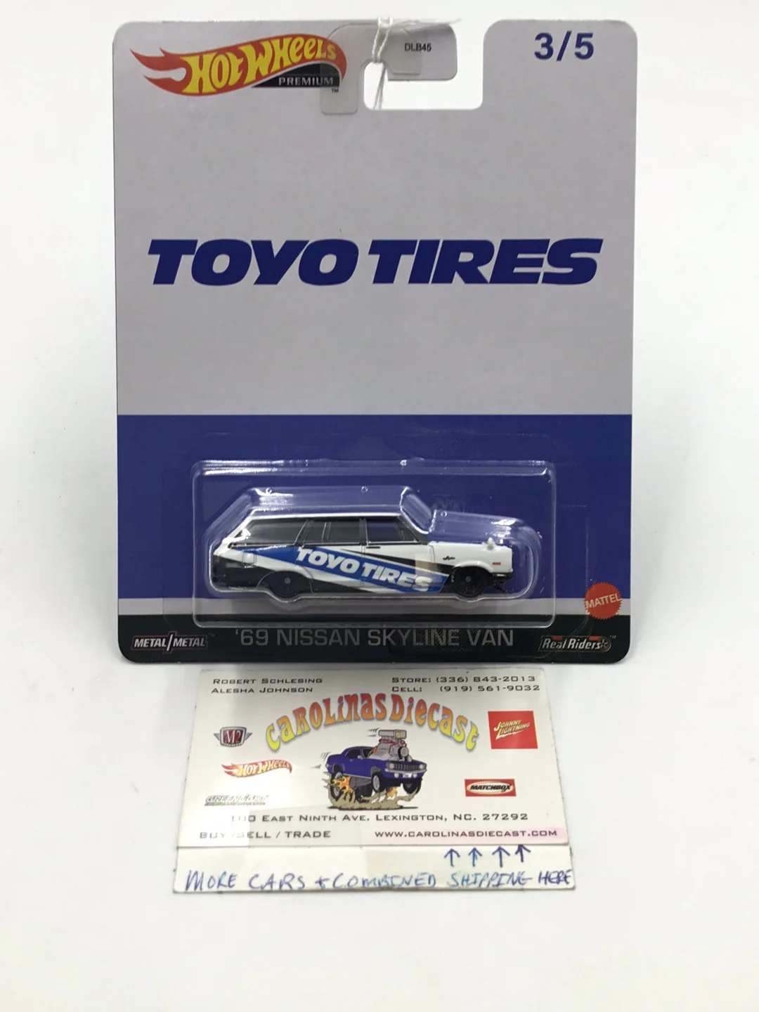 2023 Hot wheels Pop Culture Speed Graphics Toyo Tires 69 Nissan Skyline Van 3/5 244D