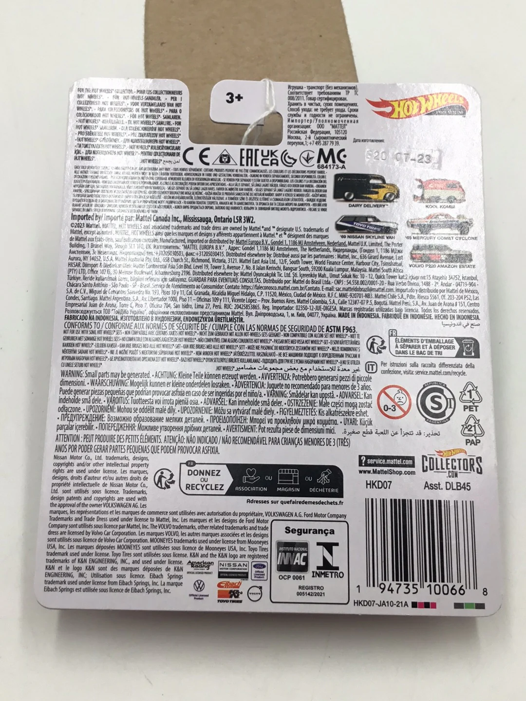 2023 Hot wheels Pop Culture Speed Graphics K&N Volvo P220 Amazon Estate 5/5 new 262A - Image 6