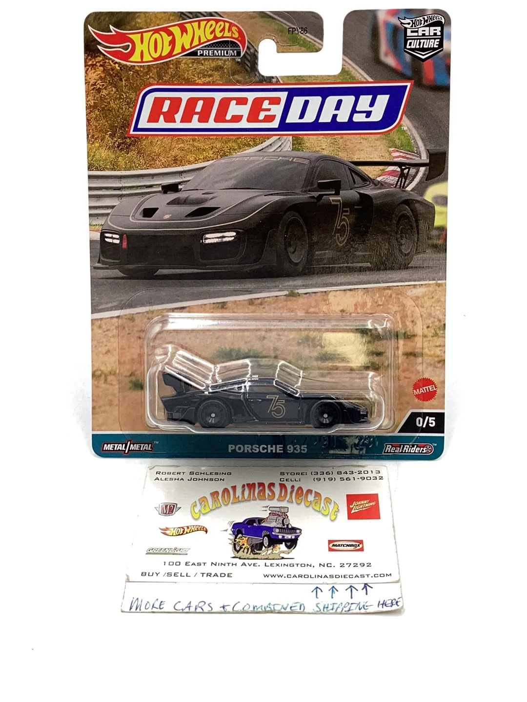 2023 Hot wheels Race Day Chase Porsche 935 0/5