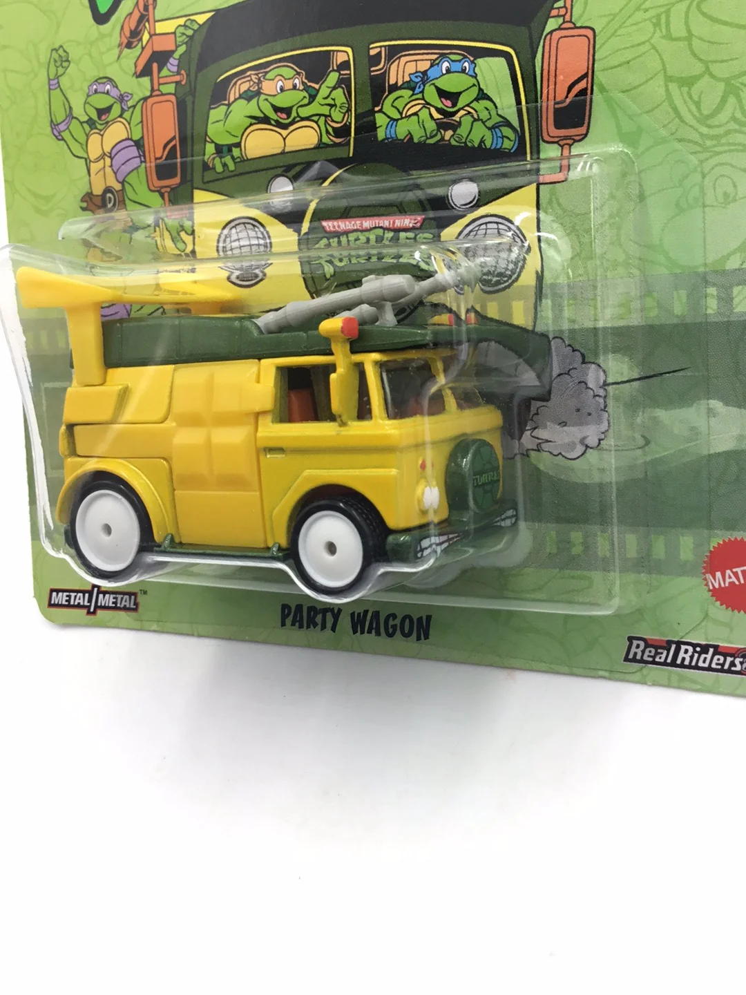 2023 Hot wheels Retro TMNT Part Wagon 266B - Image 4