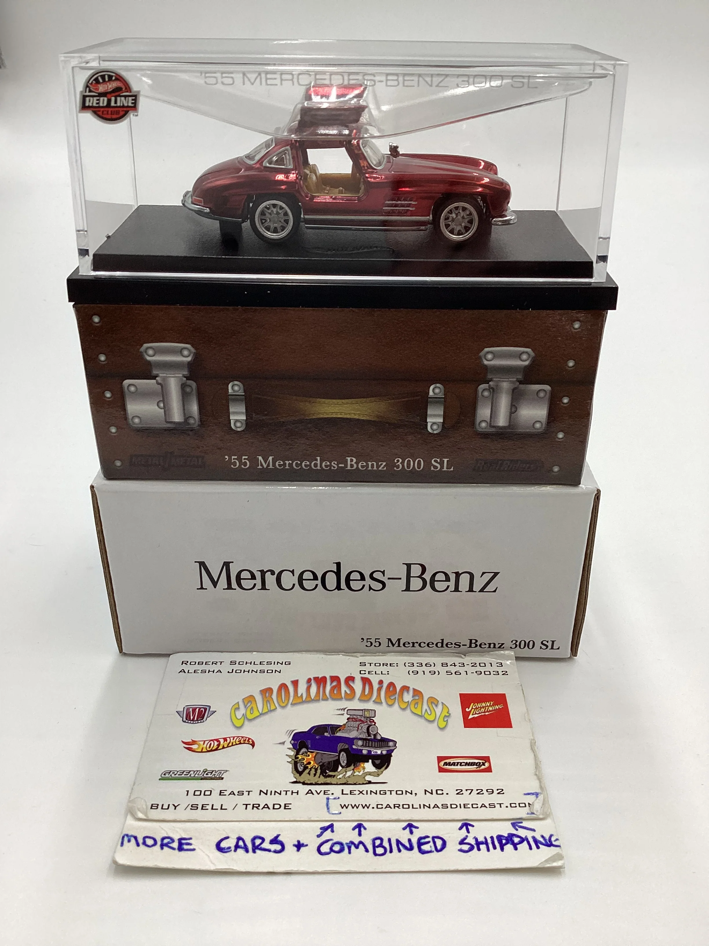 2023 Hot Wheels RLC 55 Mercedes-Benz 300 SL Red