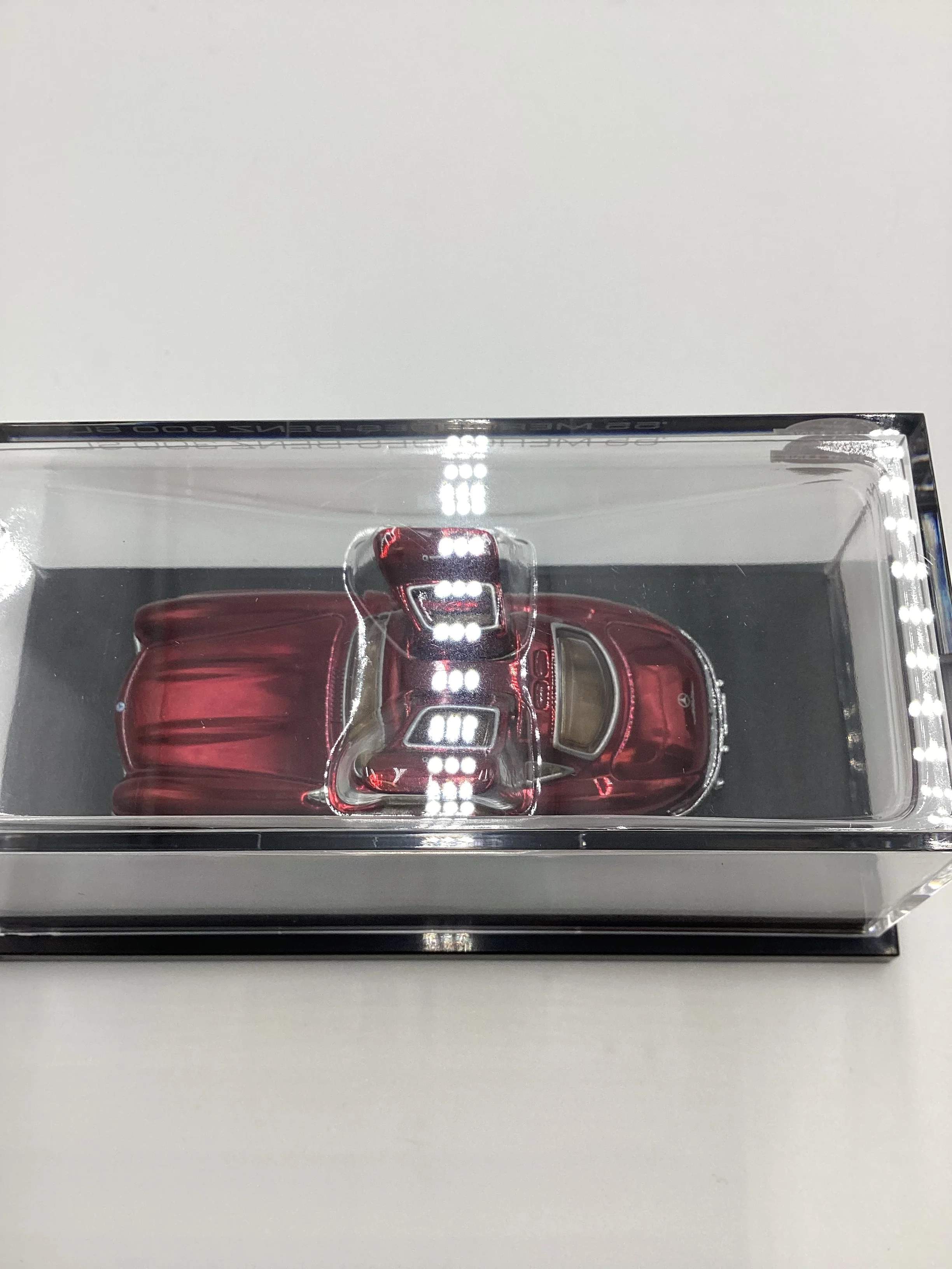 2023 Hot Wheels RLC 55 Mercedes-Benz 300 SL Red - Image 3