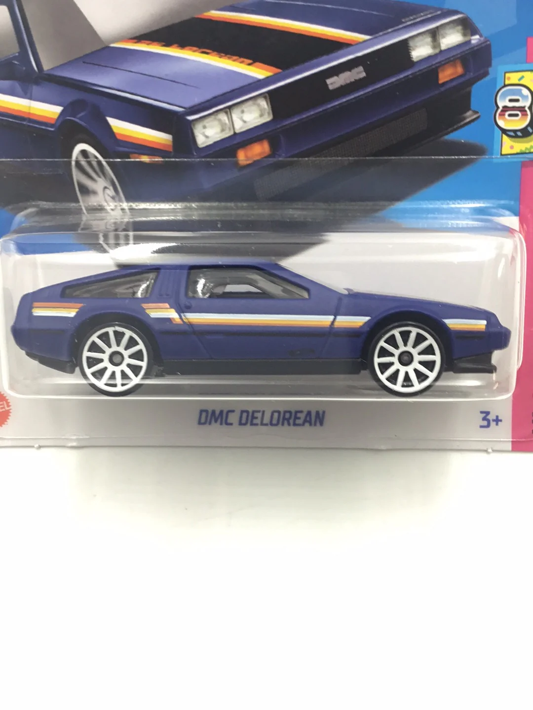 2023 hot wheels Short Card #101 DMC Delorean CC7 - Image 2