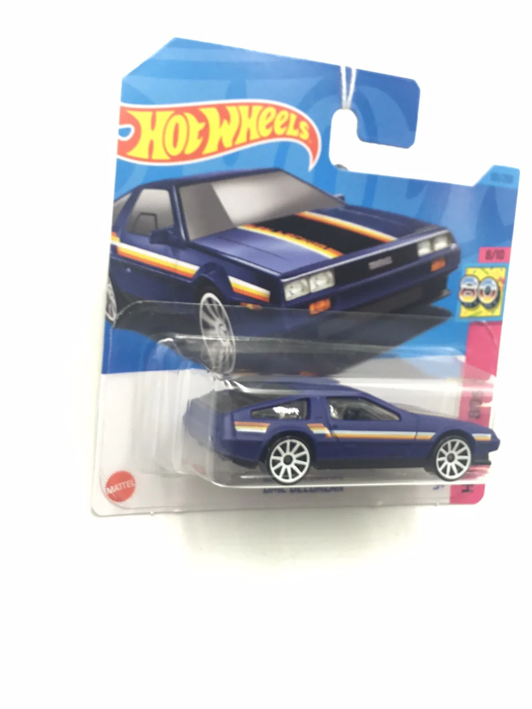 2023 hot wheels Short Card #101 DMC Delorean CC7 - Image 3