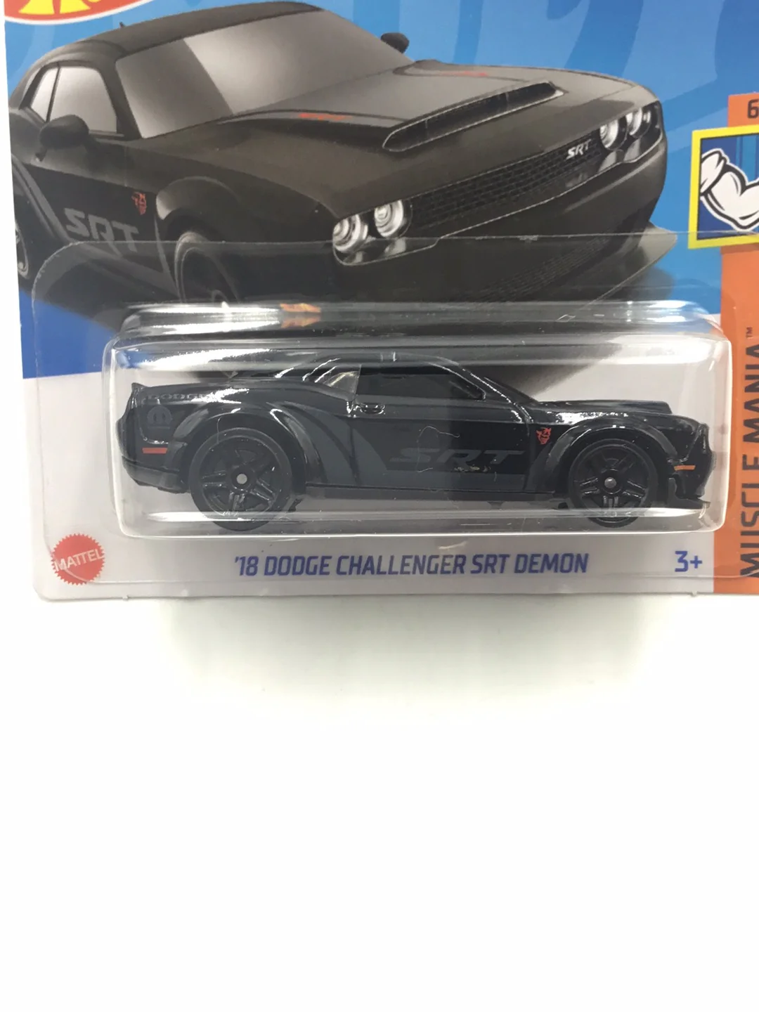 2023 hot wheels Short Card #151 18 Dodge Challenger SRT Demon Q7 - Image 2