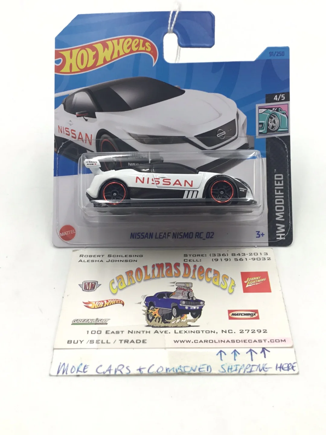2023 hot wheels Short Card #91 Nissan Leaf Nismo rc 02 79B