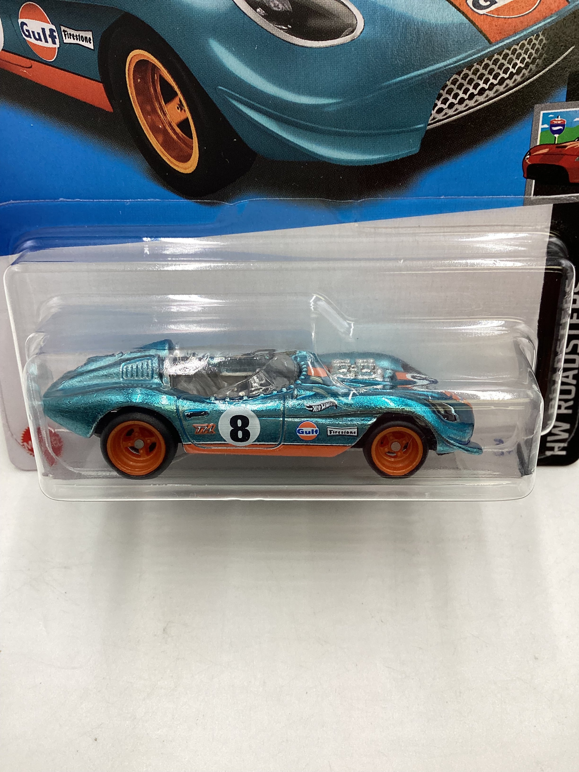 2023 Hot wheels Super Treasure hunt #155 Glory Chaser Gulf with Protector - Image 3