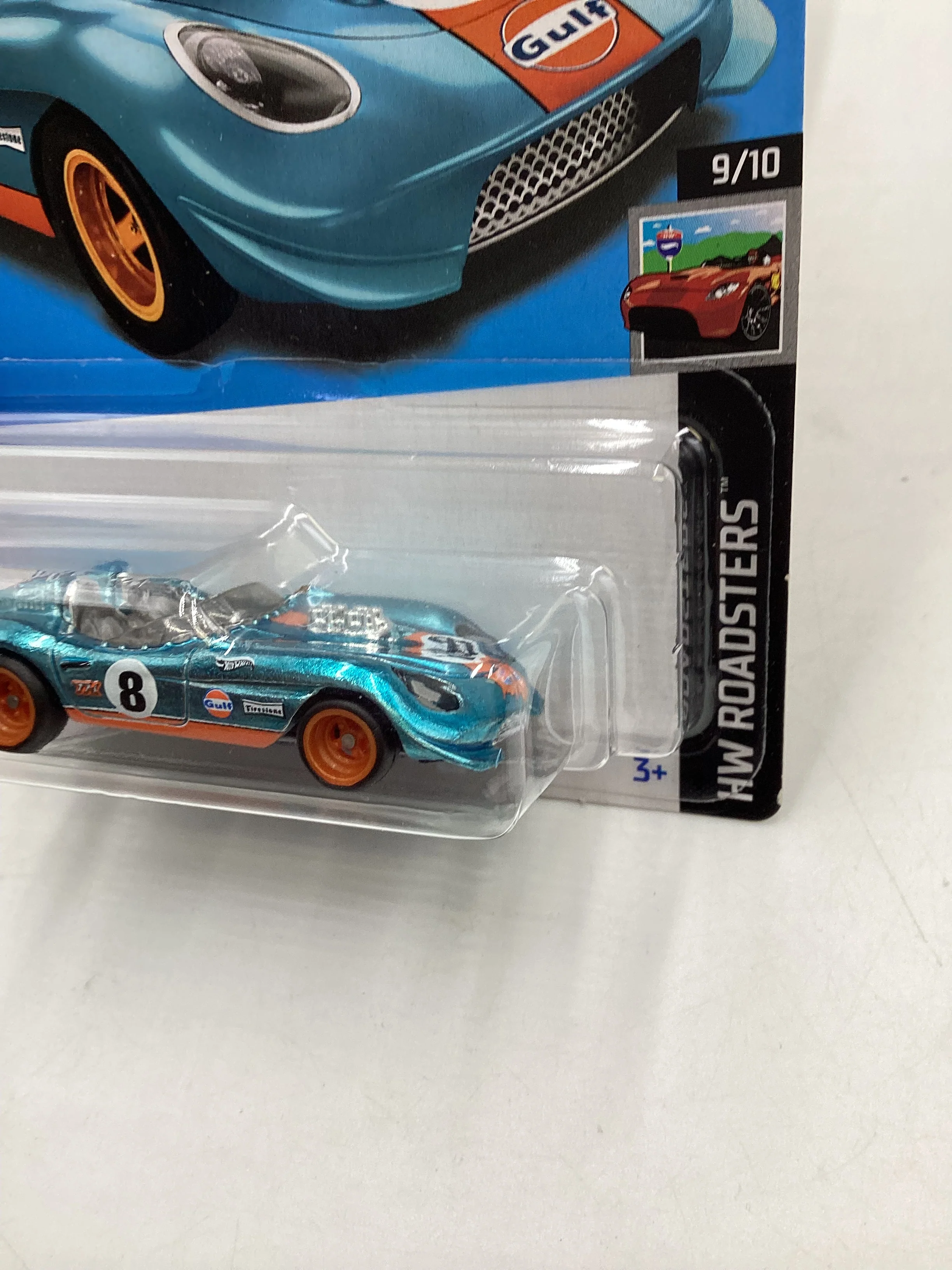 2023 Hot wheels Super Treasure hunt #155 Glory Chaser Gulf with Protector - Image 4