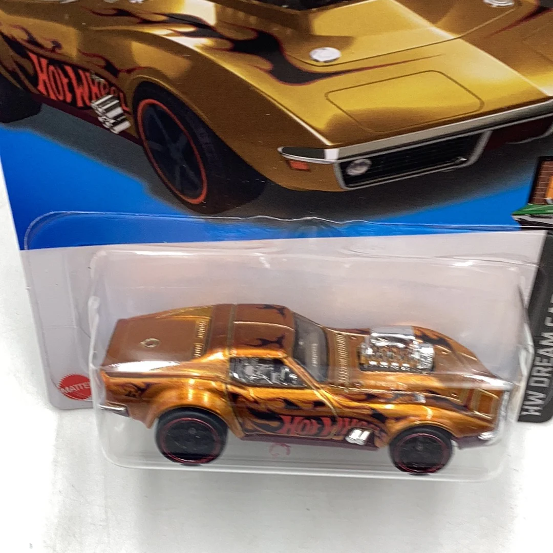 2023 hot wheels super treasure hunt 68 Corvette Gas Monkey W/ Protector - Image 5