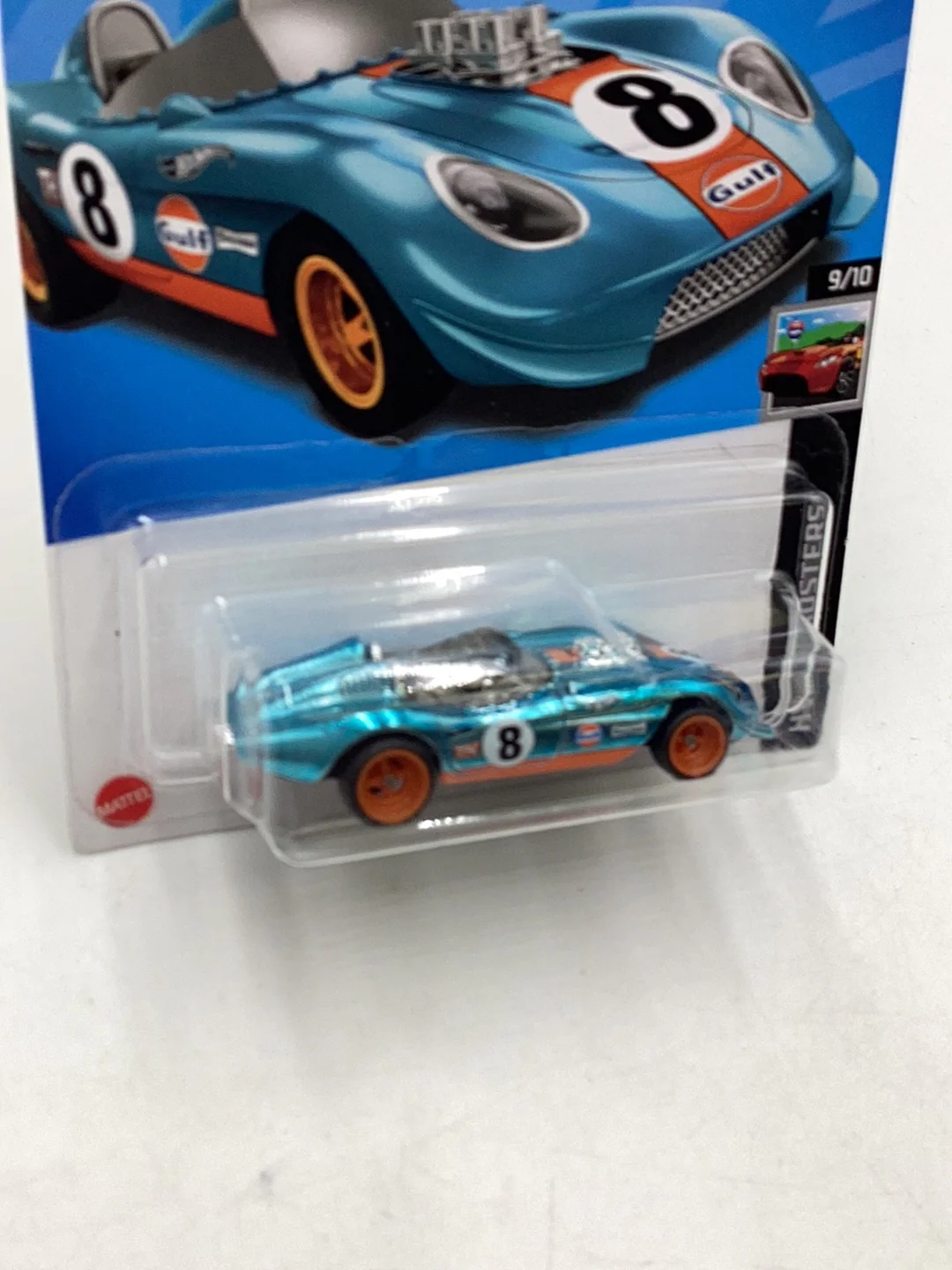 2023 Hot wheels Super Treasure hunt Glory Chaser Gulf #155 with Protector - Image 4