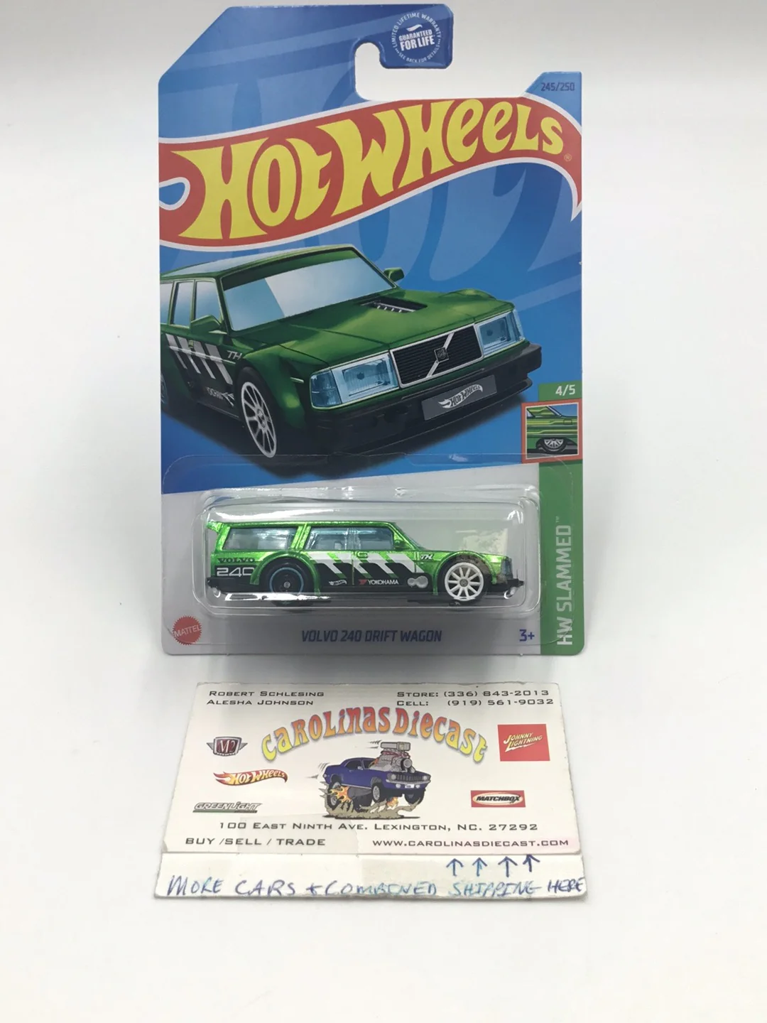 2023 hot wheels super treasure hunt Volvo 240 Drift Wagon W/ Protector