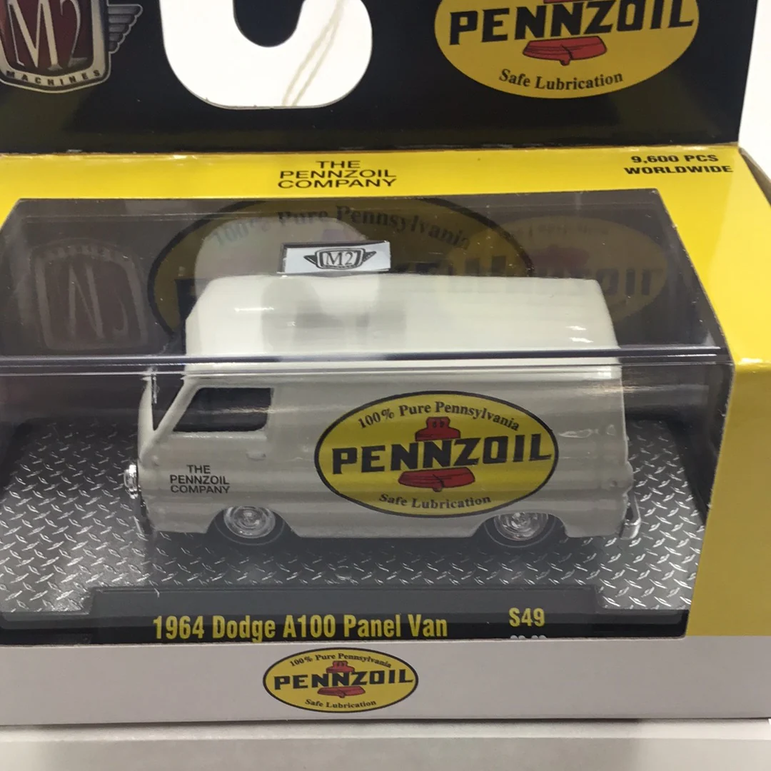 2023 M2 MACHINES 1964 Dodge A100 Panel Van Pennzoil S49 - Image 2
