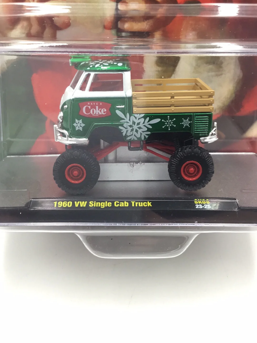 2023 M2 MACHINES Christmas Coca Cola 1960 VW Single Cab Truck SK08 see description 203D - Image 2