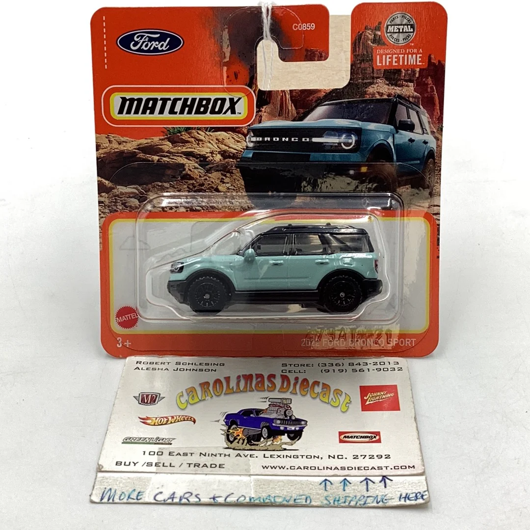 2023 matchbox 2023 Ford Bronco sport short card 30G