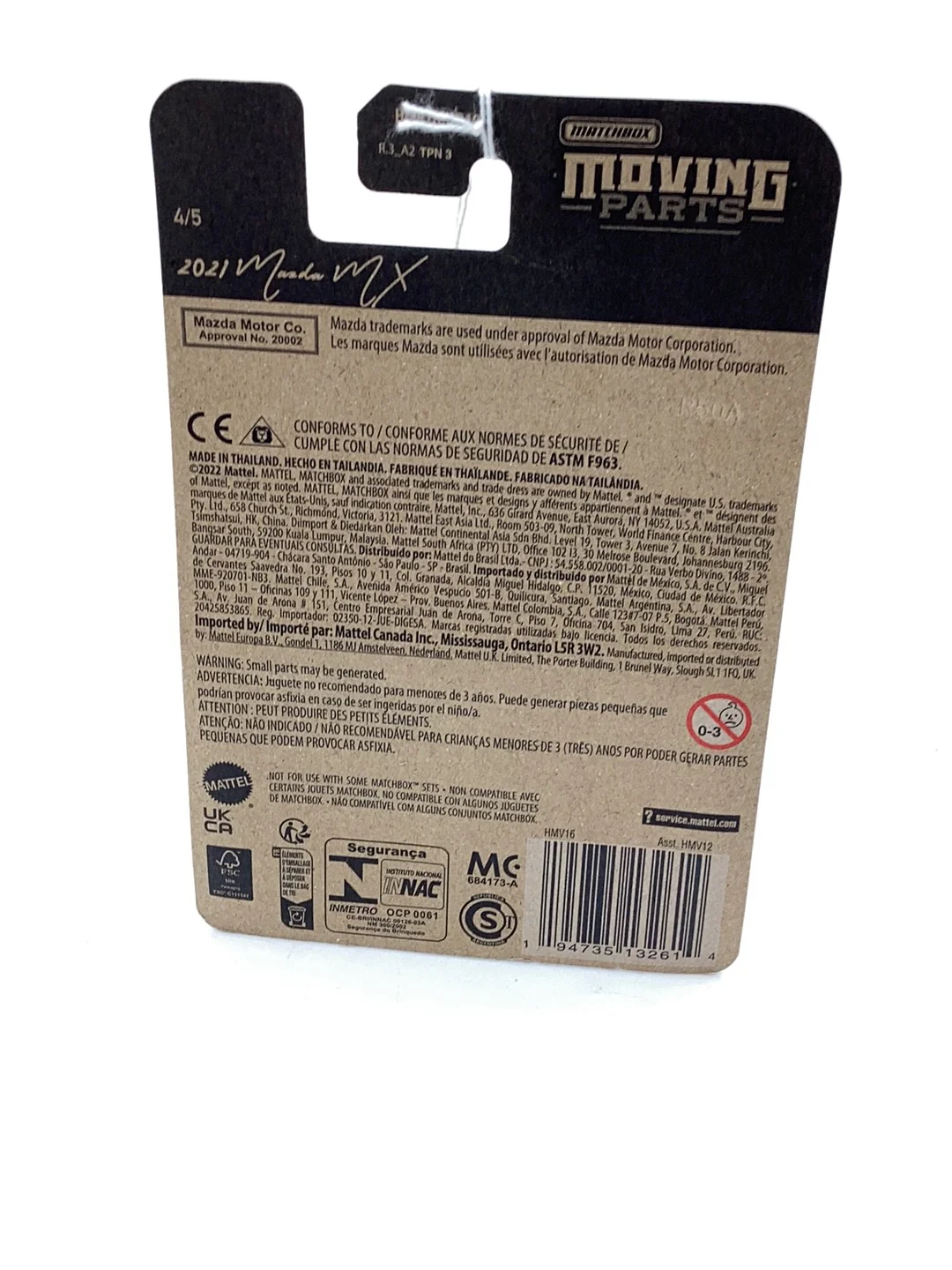 2023 Matchbox 70 years Moving parts 2021 Mazda Mx 4/5 164H - Image 6