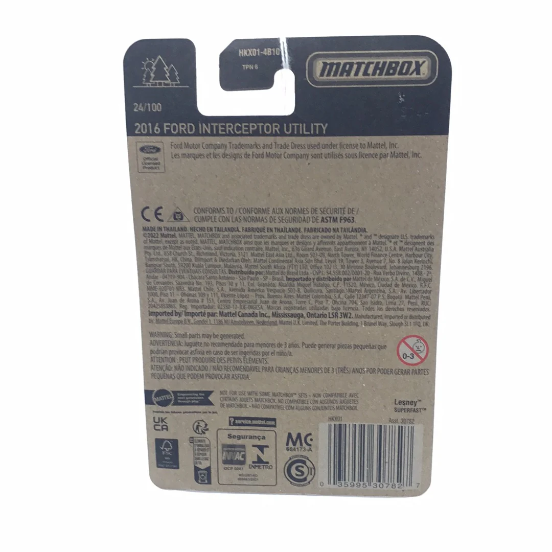 2023 matchbox 70 years #24 2016 Ford Interceptor Utility KK7 - Image 4