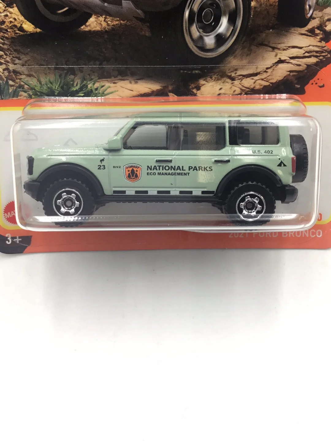 2023 matchbox 70 years #25 2021 Ford Bronco national parks 27H - Image 2