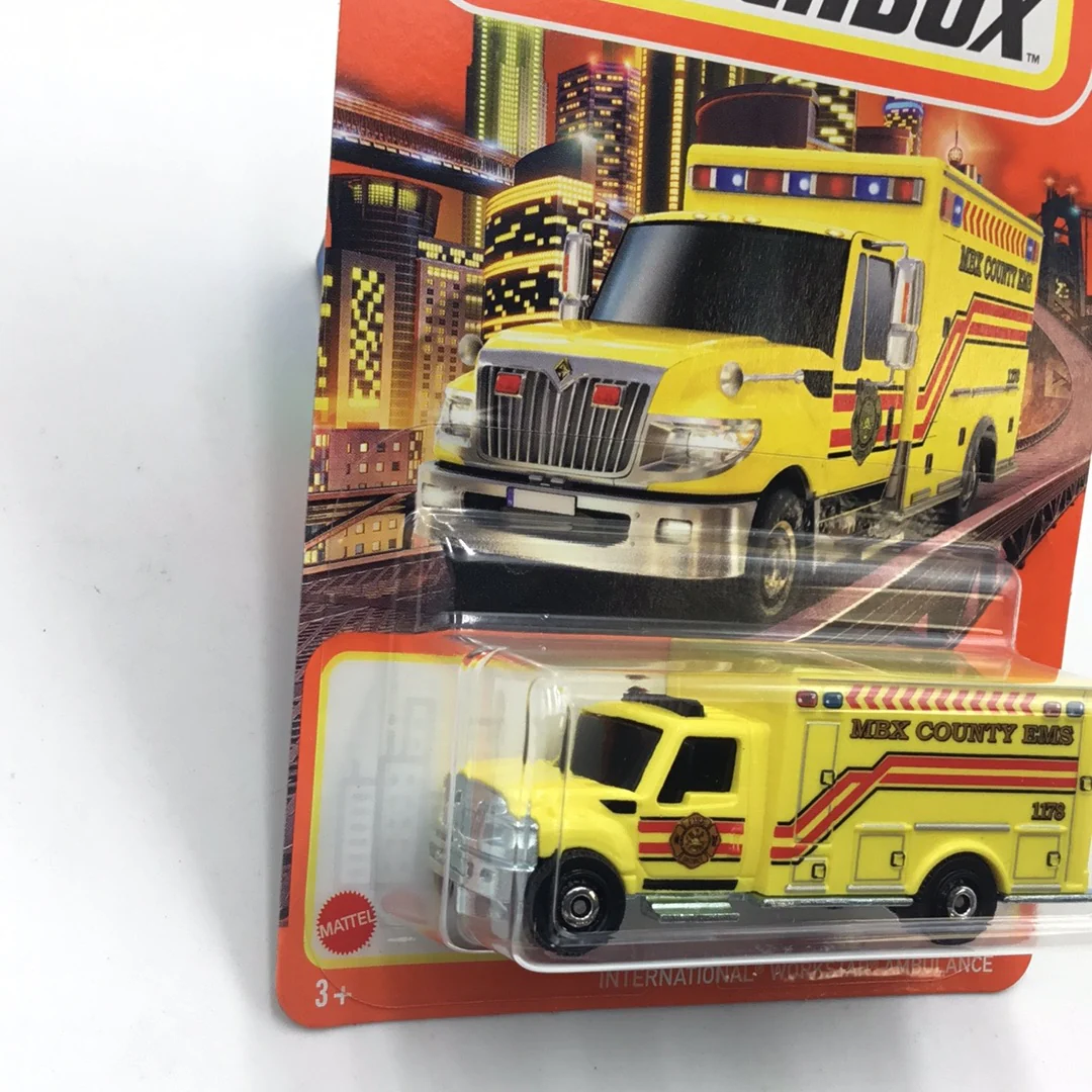 2023 matchbox 70 years #38 International Workstar Ambulance W6 - Image 4