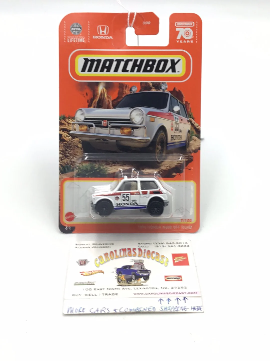2023 matchbox 70 years #7 1970 Honda off road 75H