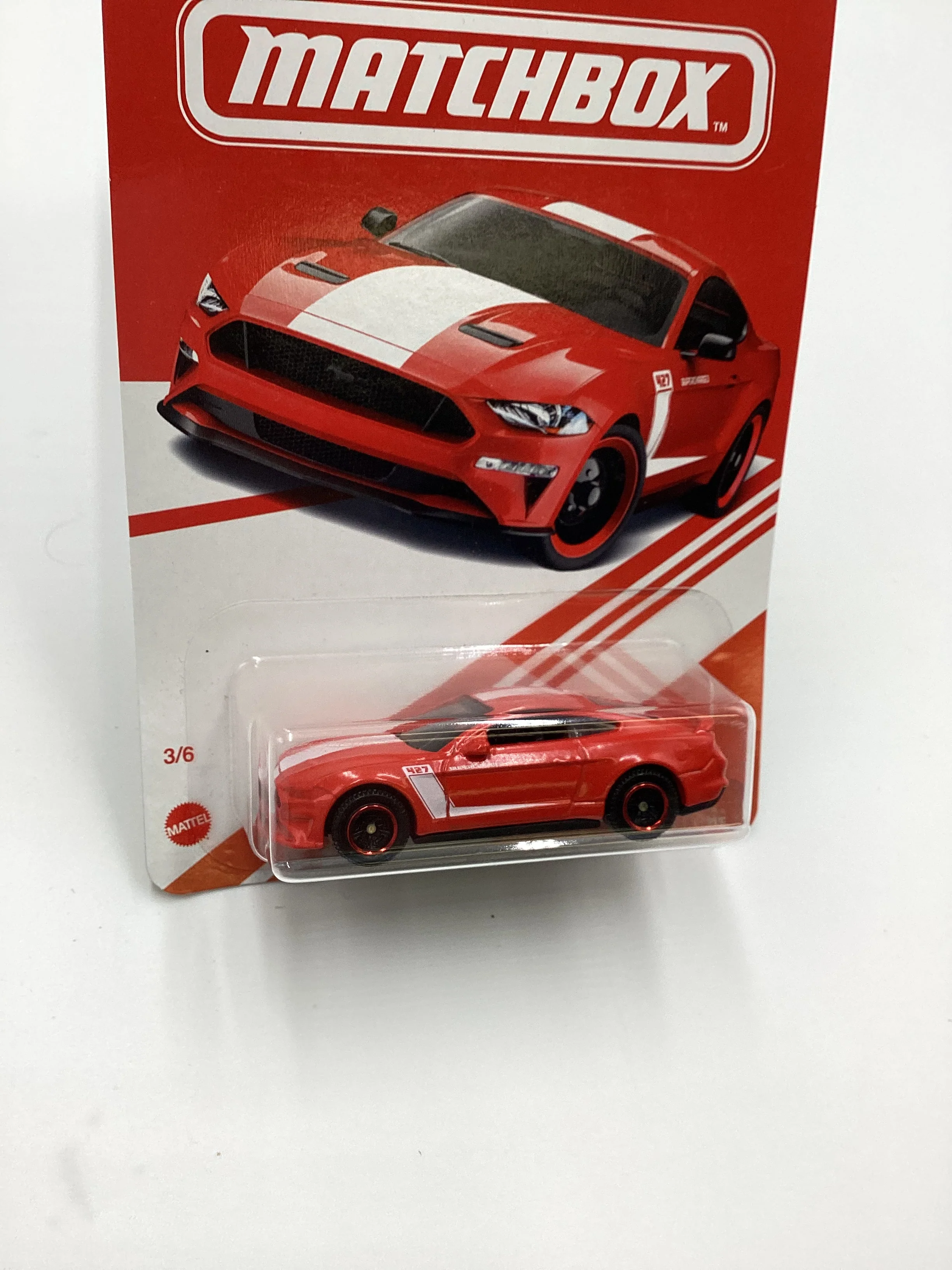 2023 Matchbox 70 years Target Exclusive #3 2019 Ford Mustang Coupe Red - Image 5