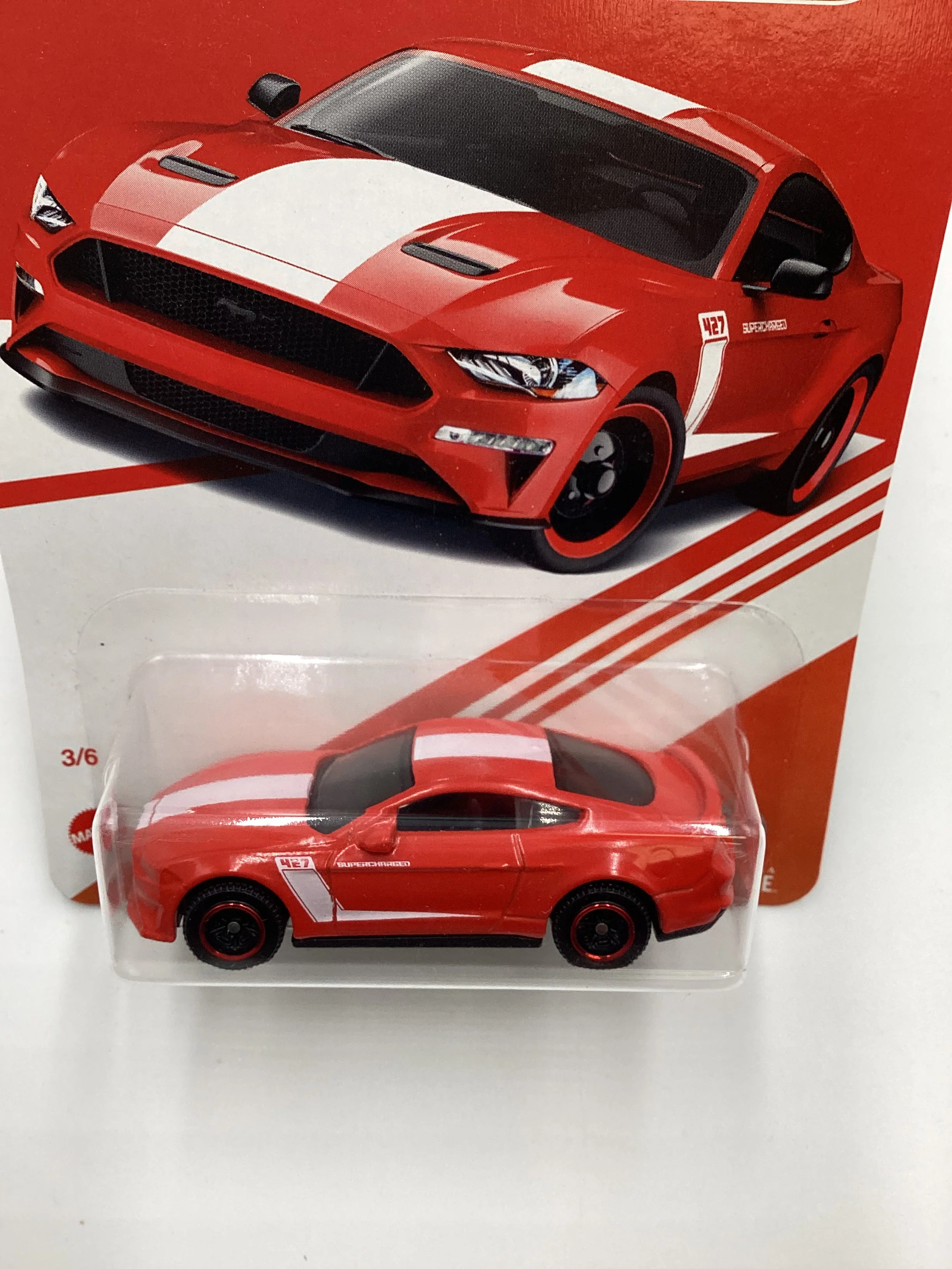2023 Matchbox 70 years Target Exclusive #3 2019 Ford Mustang Coupe Red - Image 6
